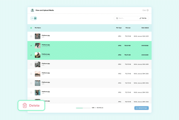 Media Library sorting and bulk delete